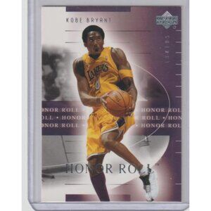 Kobe Bryant 2001-02 Upper Deck Honor Roll #38 HOF Lakers